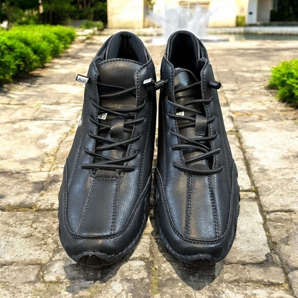 Ldeck Italian Handmade Suede‎ High Boots for Men Waterproof Leather Sneakers